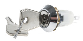 Wyłącznik kluczykowy, SP-CO, 1 A przy 24 V AC/115 V AC 3-Way, -20 → +65°C