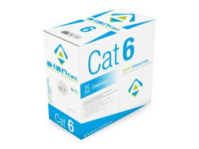 Kabel teleinformatyczny U/UTP kat.6 LSOH Eca szary ALANTEC /305m/