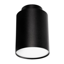 Oprawa Natynkowa Halogenowa LUMILED Spot Tuba GU10 Lampa Sufitowa Okrągła ALVO Czarna 3 Lata Gwarancji