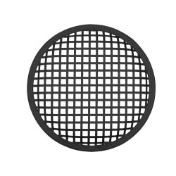 Maskownica głośnika 20cm GRILL metal (wzór kratka)
