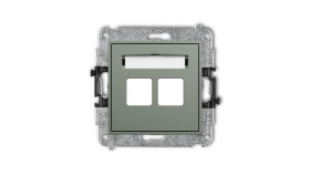 Icon Mechanizm Gniazda Multimedialnego Podwójnego Bez Modułu (Standard...