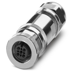 Złącze okrągłe 4-pinowe M12 Kabel Wtyk Phoenix Contact Żeńskie IP67 SACC