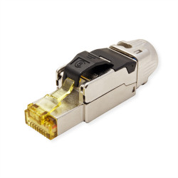 Gniazdo modułowe RJ45 Męski Złącze RJ45 Montaż na kablu Cat8 Roline 1-żyłowe