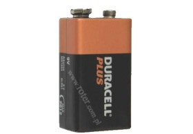 BATERIA 9V 6F22 ALKALICZNA DURACELL