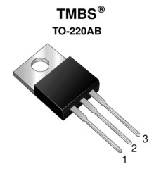 V60120C Dual High-Voltage Trench MOS Barrier Schottky Rectifier Ultra Low VF = 0.41 V at IF = 5 A