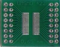 UMSMD422 Płytka - uniwersalna TSOP-32 (raster 0.65 mm, wymiary: 24 x 28 mm)