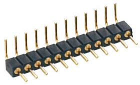 Złącze szpilkowe 4-pinowe raster: 2.0mm -rzędowe Preci-Dip Przewlekany Męski 3.0A 100.0 V , 150.0 V dc