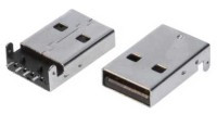 USBW-A20SMD Wtyk USB 2.0 montowany powierzchniowo do druku SMD, typu A