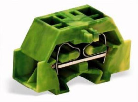 Złączka 4-przewodowa 2,5mm2 zolto-zielona z mocowaniem śrubowym 261-337 /50szt./