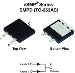 V30DL50C Dual TMBS&#174; (Trench MOS Barrier Schottky) Rectifier Ultra Low VF = 0.29 V at IF = 5 A