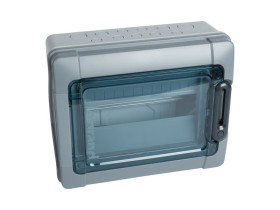 Rozdzielnica hermetyczna natynkowa 12 modułowa 1x12M drzwi transparentne bez listew IP65 RN65 601940 LEGRAND