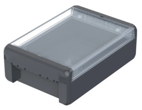 PC enclosure, (L x W x H) 191 x 125 x 60 mm, graphite gray (RAL 7024), IP66, 96024224