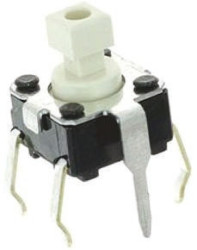 Klosz do przycisku dotykowego SPST 50 mA przy 24 V DC 7.3mm 3.9mm Przewlekany