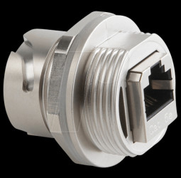 17-150004 RJ45 inline coupler, socket, plastic