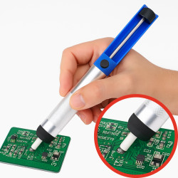 Odsysacz do CYNY lutowniczy odciąg metalowy profesjonalny uniwersalny mocny