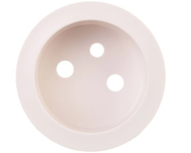 CELIANE Plakietka gniazda pojedynczego z/u 2P+Z biała 068112