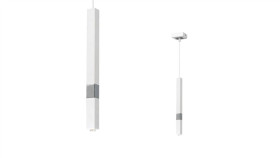 Lampa Wisząca Castro White / Chrome 1Xg9 Mlp6558 Milagro