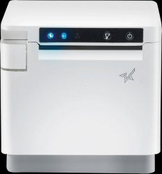 39659290 Receipt printer, POS/cash register, LAN/USB/Bluetooth, white