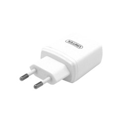 Ładowarka USBx2 siec. 2.4A 1A 100-240V Biała 17W UNITEK
