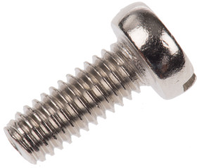 Śruby maszynowe M4 łeb z łbem walcowym Mosiądz długość 10.0mm skok 0.70mm