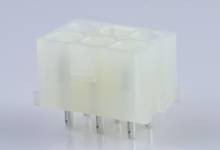 Molex Listwa kołkowa, żeńska, do wbudowania, standardowa Ilość pinów 6 Wymiary siatki: 6.35 mm 10845060 1 szt. towar pak