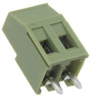 ETB2P508H18 Kostka zaciskowa podwójna, raster 5.08 mm - wysokość 18mm, zielona