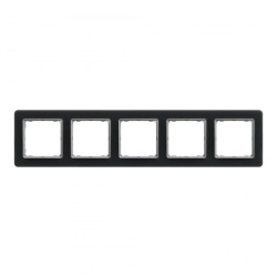 Ramka 5-krotna, szkło przydymione, efekt szkła, Sedna Elements SDD362805