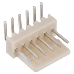 JYK P2500R-06 6 Pole Right Angle Header