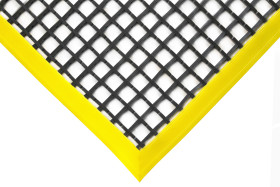 Tak Mata przeciwzmęczeniowa, antypoślizgowa, kolor: Czarny/żółty Na sucho, Na mokro, materiał: PVC Tak Poszczególne