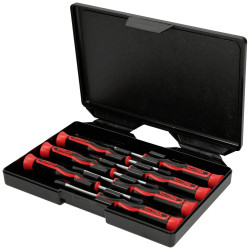KS Tools 500.7165 Precision Screwdriver Set, 7 Pcs, Ph And Slotted