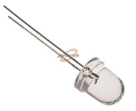 DIODA LED fi 8mm SUPER JASNA NIEBIESKA 6500mcd