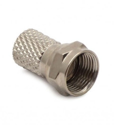 Wtyk F nakręcany na przewód koncentryczny RG6, średnica 7,2mm