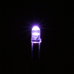 TruOpto OSK64L3131A 3mm Sakura (Violet) 30&#xB0; LED 4,200MCD Water Clear