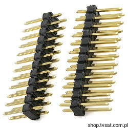 75844-118-024 Connector 2 x 12 Pin Gold THT FCICONN