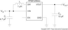 3.5-MHz, 5-V, 900-mA load boost converter in 1.2-mm x 1.3-mm WCSP, with pass-through mode