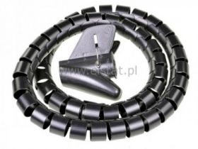 Peszel - SPIRALA 25mm CZARNA. Osłona spiraln