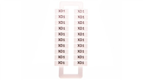 Oznacznik Do Złączek Szynowych 2,5-70Mm2 /Xd1/ Biały 43192 /1 Blister=20 Szt/