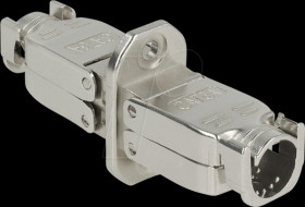 86467 Coupler for network cable Cat.6A STP toolfree for installation