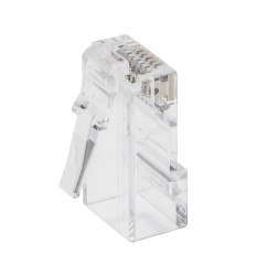 Złącze RJ45 Męski Złącze RJ45 Montaż na kablu Cat6 RS PRO, proste 8-żyłowe