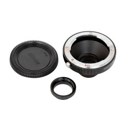 Nikon F-Mount to C-Mount Lens Adapter for Raspberry Pi HQ Camera [Discontinued]