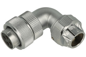 Gniazdo; WF20K4TU1; 4 tory; lutowany; 2,5mm2; 9-10,5mm; na przewód; IP67; 25A; 500V; Weipu; RoHS