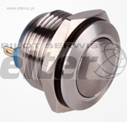 Przeł. przycisk. okrągły (ON) 2A wypukły