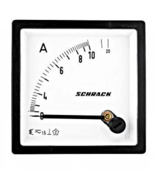 Amperomierz 72x72mm, 10A AC, pomiar bezpośredni