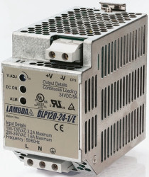Zasilacz szyny DIN U wy 24V dc I wy 10A U we 85 → 265 V ac / 120 → 370V dc TDK-Lambda 240W impulsowy