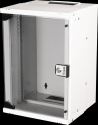 EWM-09-3030-G 10" network cabinet, 9 U, flat pack, gray