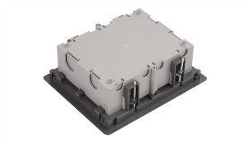 Simon Connect Puszka Sf Podłogowa Potrójna 6Xk45 70Mm + Sm302/9 Szara Sf370/1