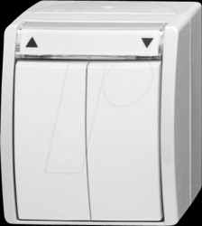 2601/4 W-54 Shutter switch Rocker switch, 1-pin