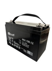 Akumulator AGM 100Ah 12V 330/220/171mm M8 AKU 100-12