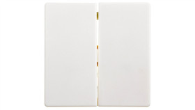 Berker Q.1 Klawisz Podwójny Do Łącznika Klawiszowego Śnieżnobiały Aksamit...