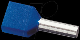 100-pack 0.75mm² twin ferrules